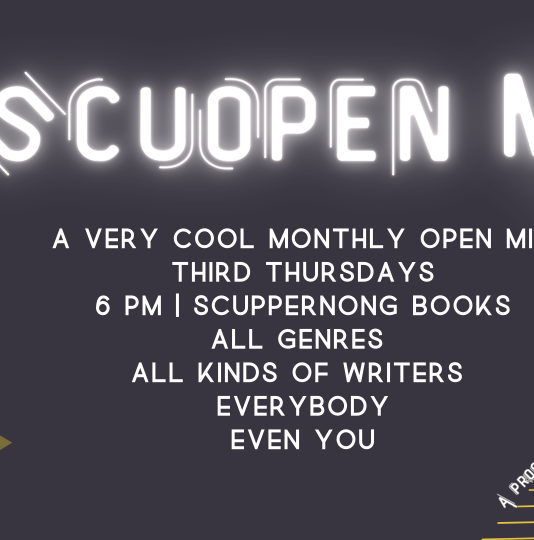 Scu-Open Mic for Writers at Scuppernong Books