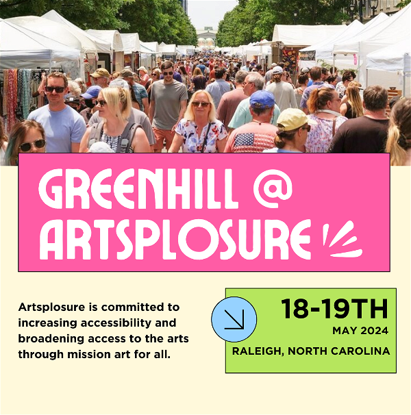 GreenHill Pop-Up Market: ArtSplosure at Raleigh, NC