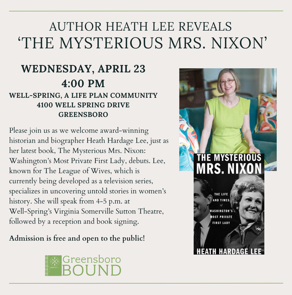 Author Heath Lee Reveals ‘The Mysterious Mrs. Nixon’