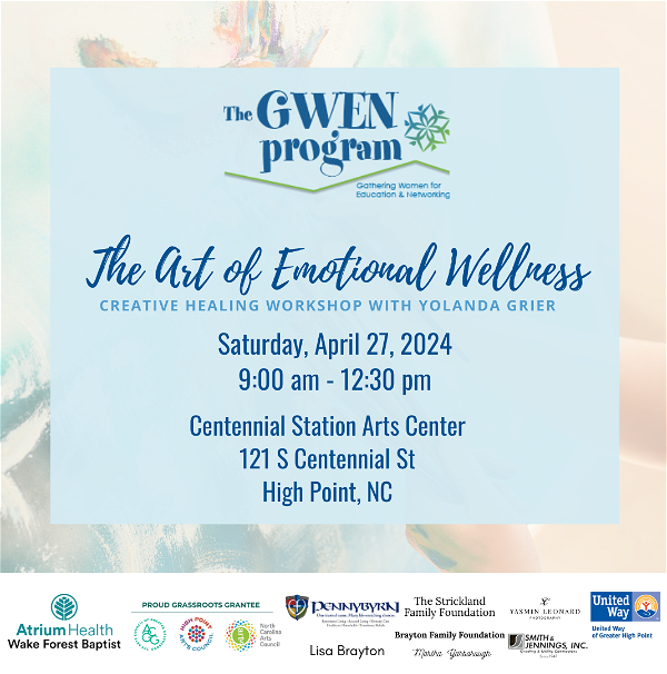GWEN: The Art of Emotional Wellness | Women in Motion of High Point
