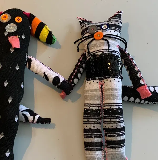 Sock Creature Workshop with teaching artist Beth Latture