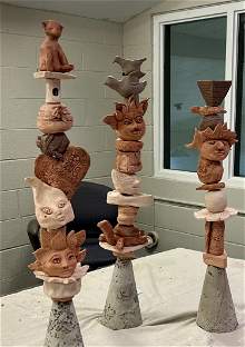 Clay Garden Totems with Jennifer Donley  