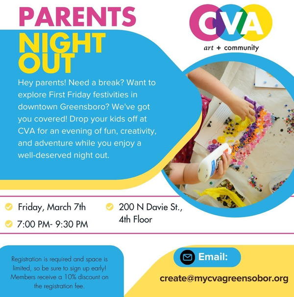 First Friday Parents' Night Out at the CVA